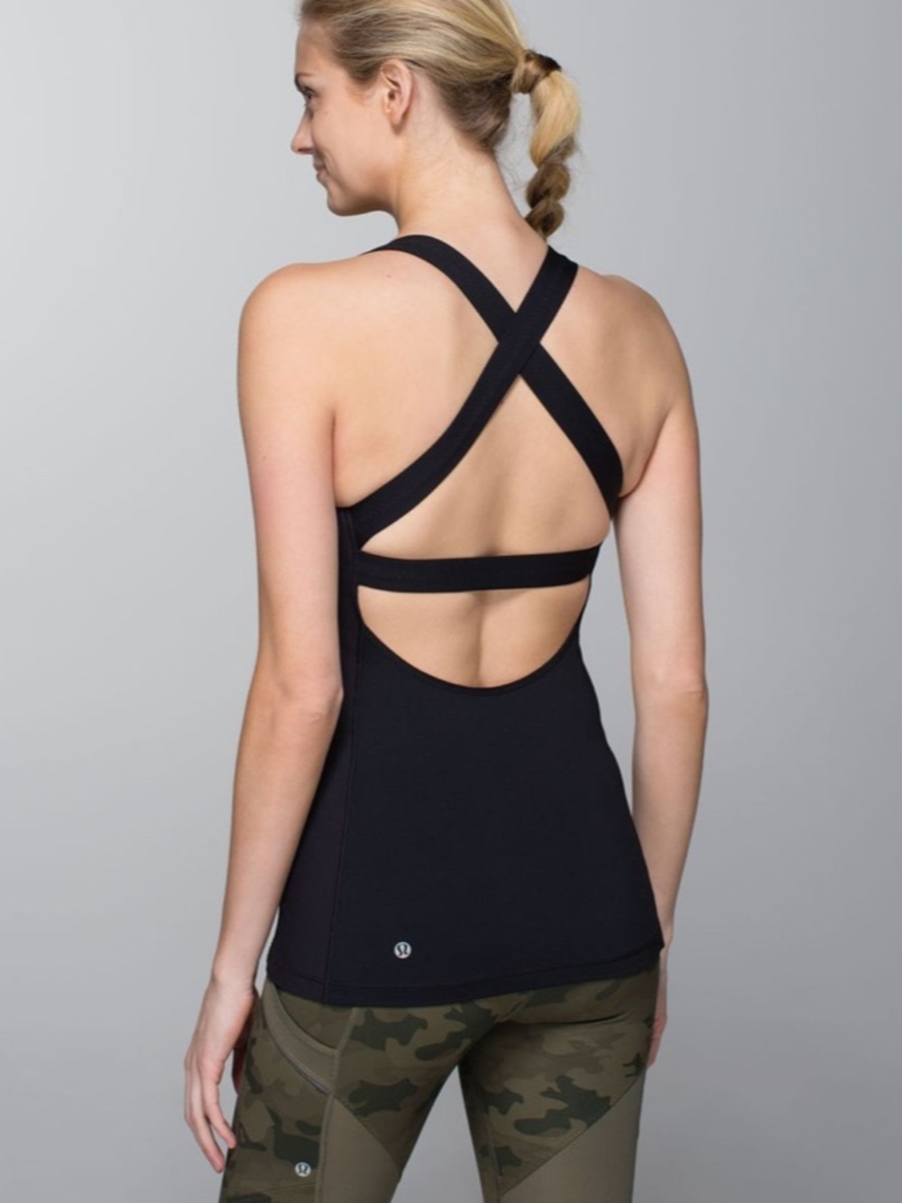 Lululemon Core Kicker Tank Top in Black W2555 Sz 8